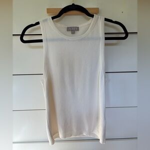 J.Crew Silky Soft Shell Tank Top | Ivory | Size M